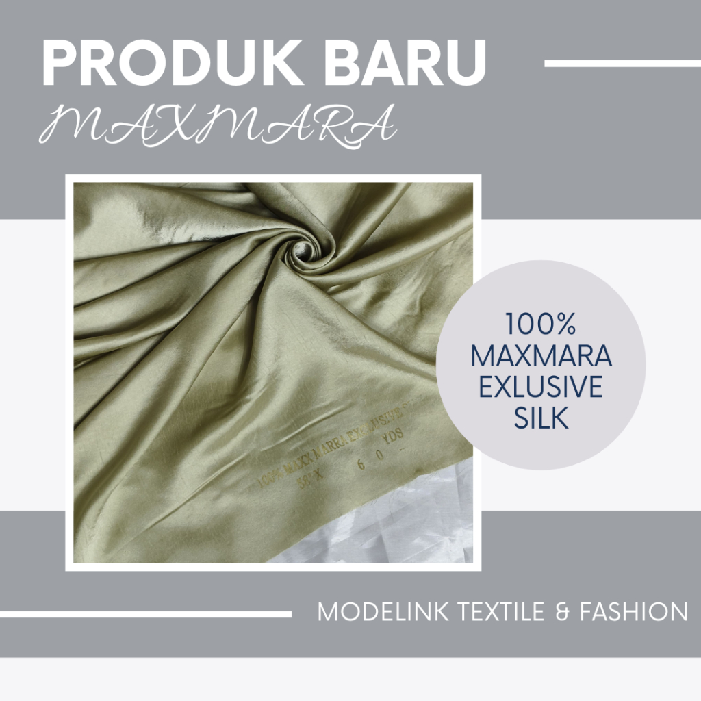 KAIN MAXMARA SILK MODELINK TEXTILE
