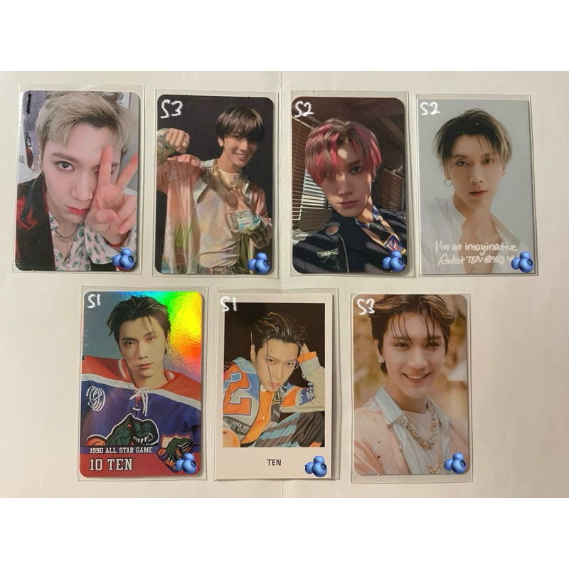 BACA DESC WayV Ten pc poca photocard official (empathy, kick back, SG20, resonance, awaken the world