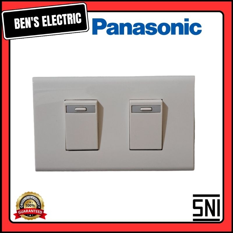 Panasonic frame + saklar seri box model panjang inbow/tanam