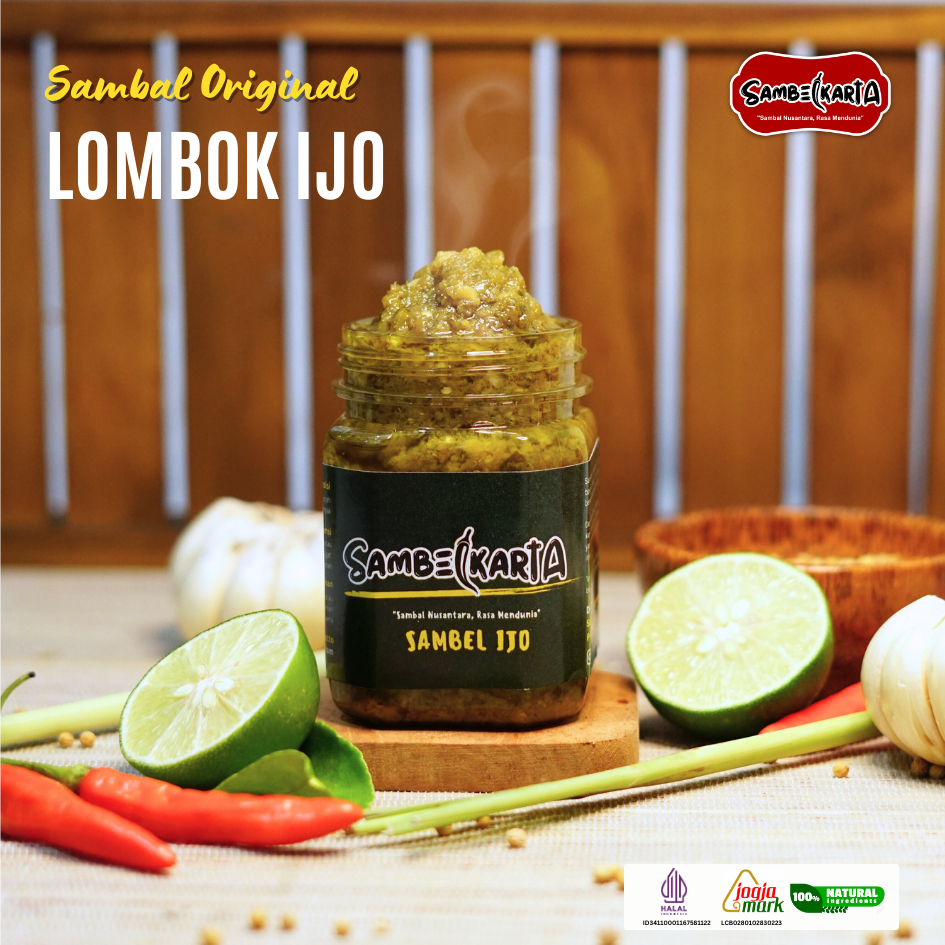 

SAMBAL IJO SPESIAL / SAMBAL HIJAU FRESH COOK 175 gram - Samblekarta