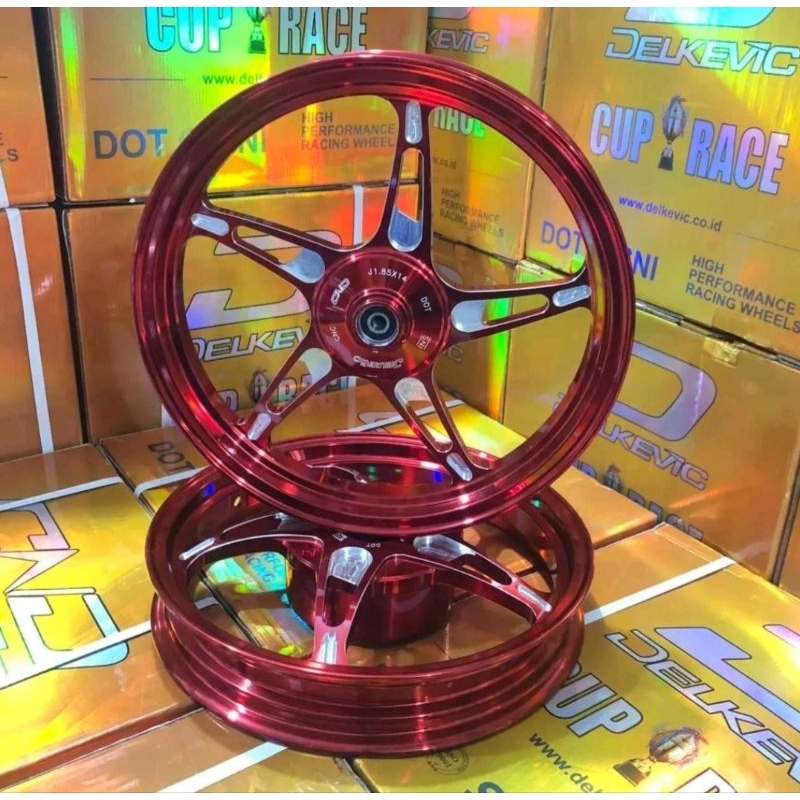 VELEG DND DELKEVIC K SPEED GEN 2 BINTANG VARIO 150 125 110/BEAT/SCOPY/GENIO FR:14x185 & RR:14x215 DN