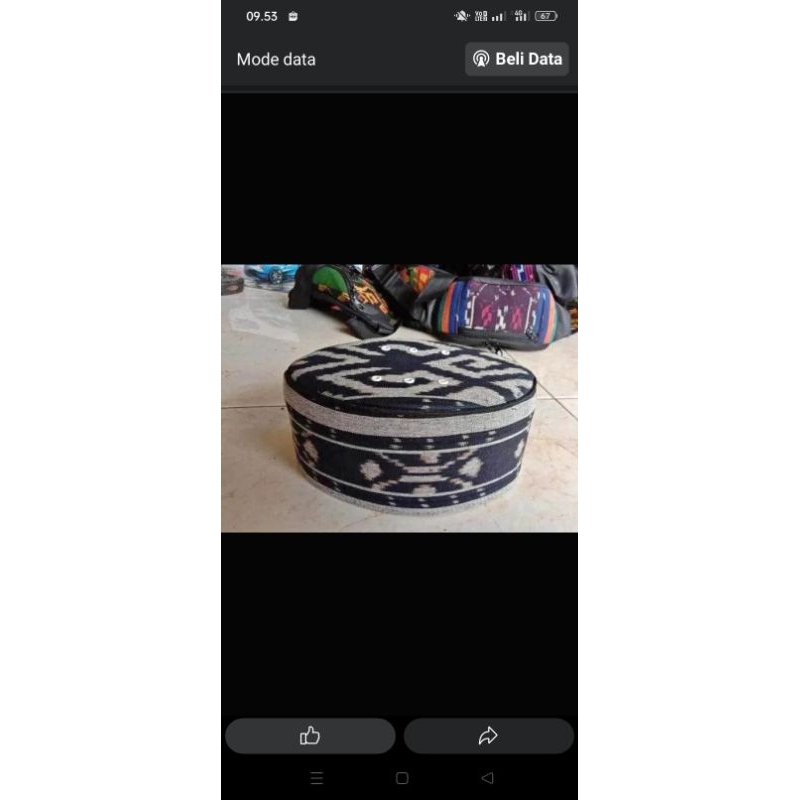 TERMURAH PECI TENUN KHAS LOMBOK ORIGINAL FULL MOTIF