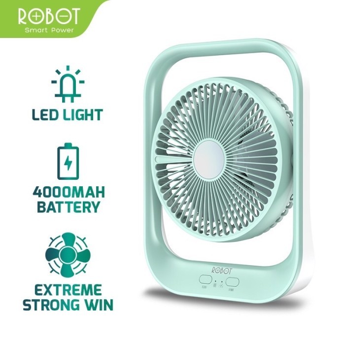 ROBOT RT-BF13 Portable Fan 4000mAh Kipas Angin 7" Bisa di Charge