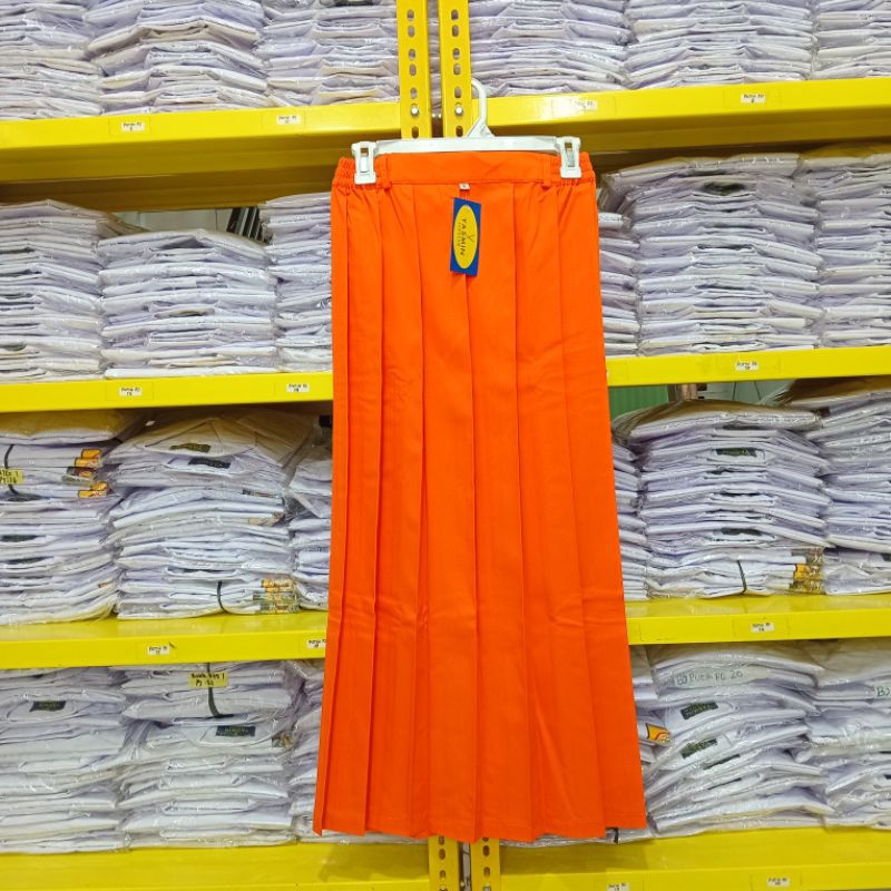 ROK PANJANG REMPEL KELILING ORANGE