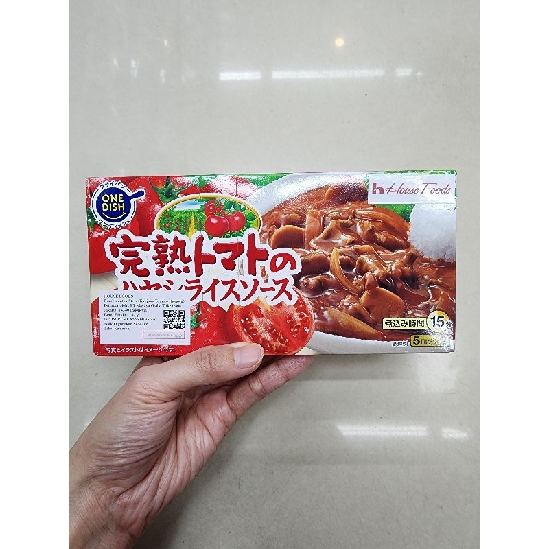 

House Foods Kanjuku Tomato Hayashi 184gr | Bumbu utk Stew - Non Halal