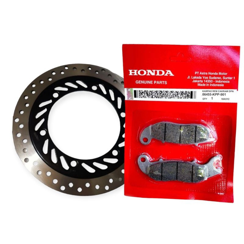 PIRINGAN CAKRAM DEPAN+KAMPAS REM CBR 150 OLD CB 150 R OLD KUALITAS ORIGINAL