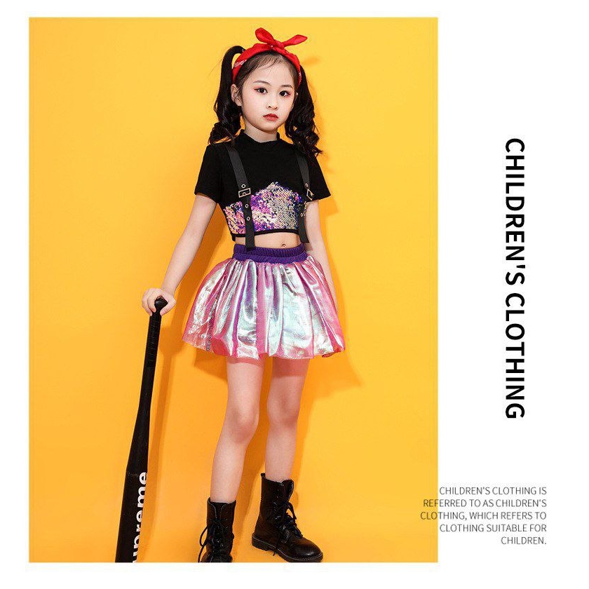 [JEWELS KIDS] LEYLA HIPHOP DANCE/SETELAN BAJU DANCE HIPHOP ANAK TANGGUNG IMPORT/SETELAN BAJU FASHION