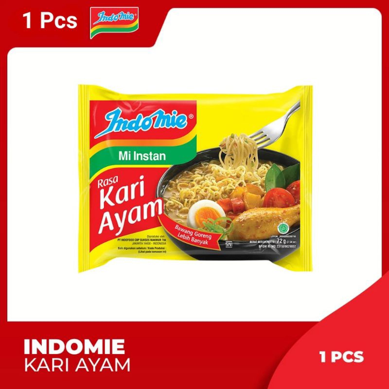 

Perfect Indomie Kari Ayam Mie instant Kuah @72gram