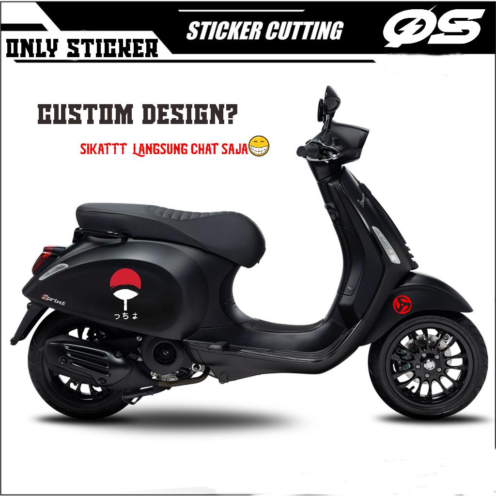 STRIPING CUTTING VESPA MATIC  / MTF 3/ STICKER VESPA SPRINT / STIKER VARIASI UNCIHA/DECAL/STIKER/SIM