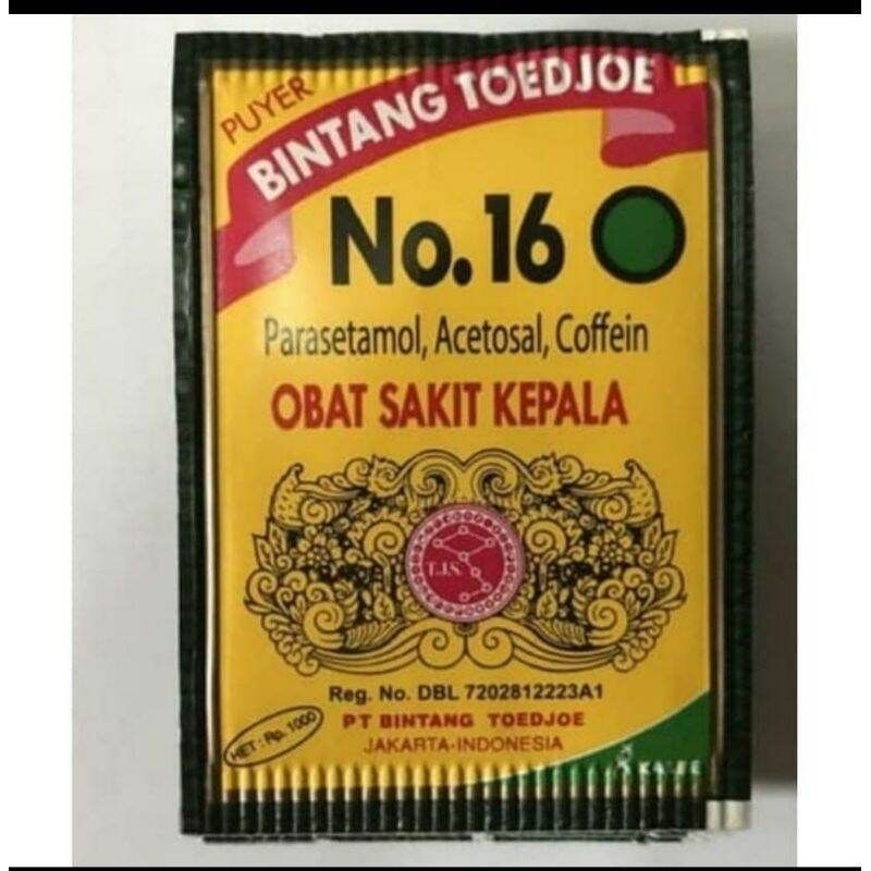 puyer 16 bintang toejoe isi 12 sachet