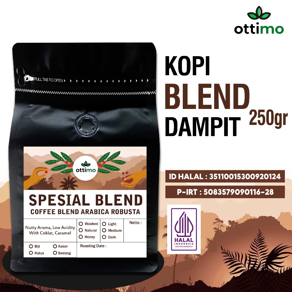 

Ottimo Kopi 250gr / Kopi / Kopi Bubuk / Kopi Hitam / Kopi Blend / Biji Kopi Espresso / Espresso Blend / Kopi Espresso / Kopi Espresso Blend / Biji Kopi House Blend / Kopi Special Mix