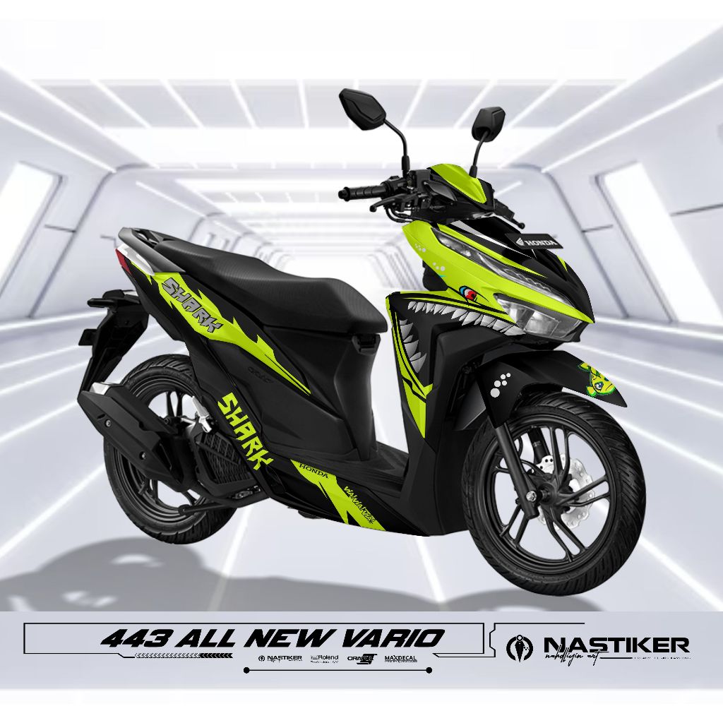 decal kit all new vario 125 150 SUPER GLOSSY - stiker decal vario hiu full body bisa reques desain