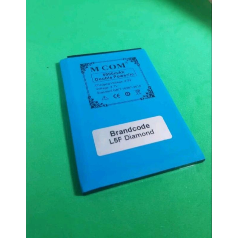 BATRE BATREI BATERAI BATTERY MCOM M COM M-COM BRANDCODE L5F L5 F L 5F L 5 F DIAMOND BRAIN DOUBLE POW