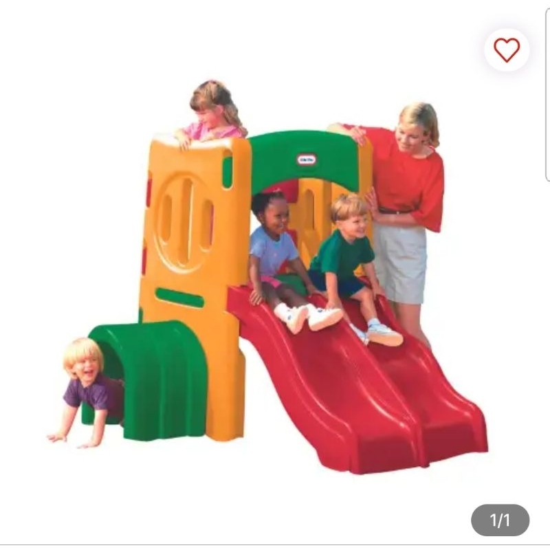 Little Tikes Perosotan Twin Slide Tunnel Climber