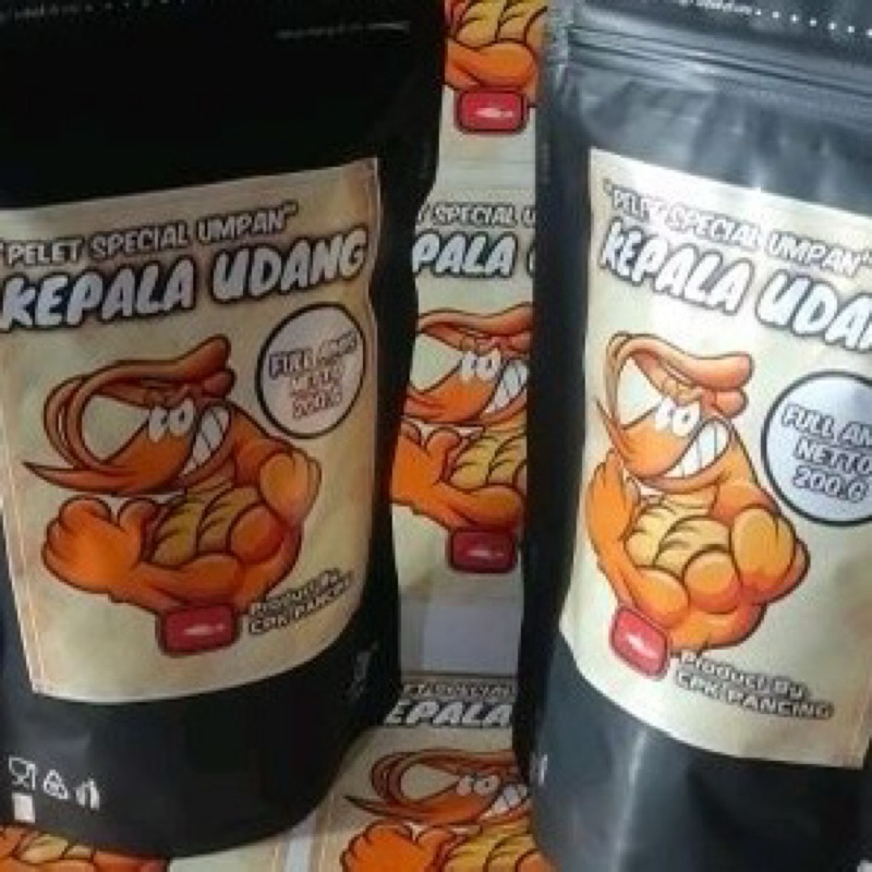 umpan pelet mancing kepala udang untuk segala jenis ikan