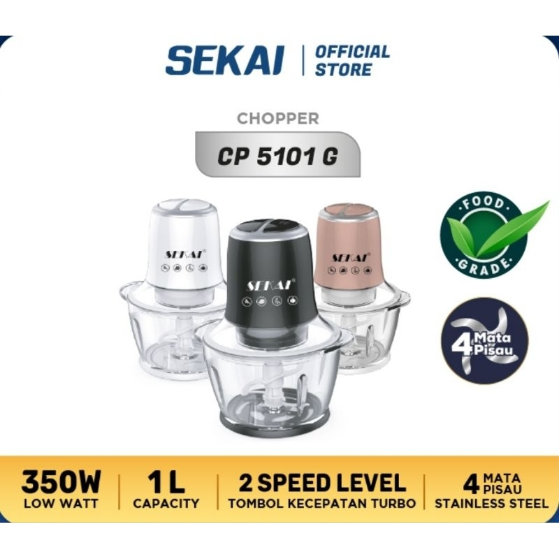 Sekai Chopper Penggiling Daging CP-5101 G
