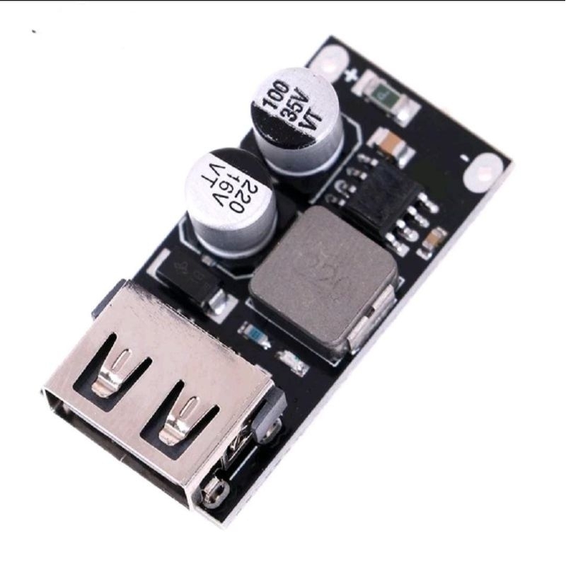 Modul Stepdown DC-DC Converter USB QC 2.0 QC 3.0 Quick Charge Output