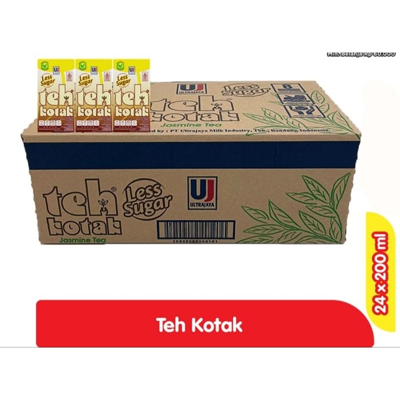 

ULTRA TEH KOTAK Melati Less Sugar 24 x 300 ml