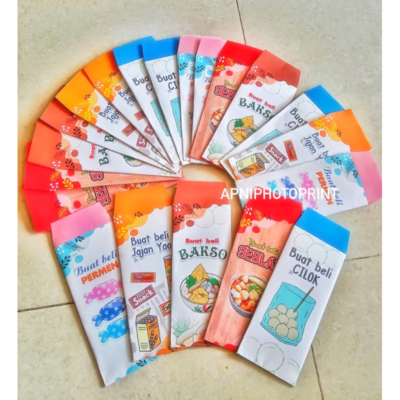 

( 10 PCS ) Amplop Lebaran Lucu Unik Eid Mubaroq Angpau Idul Fitri