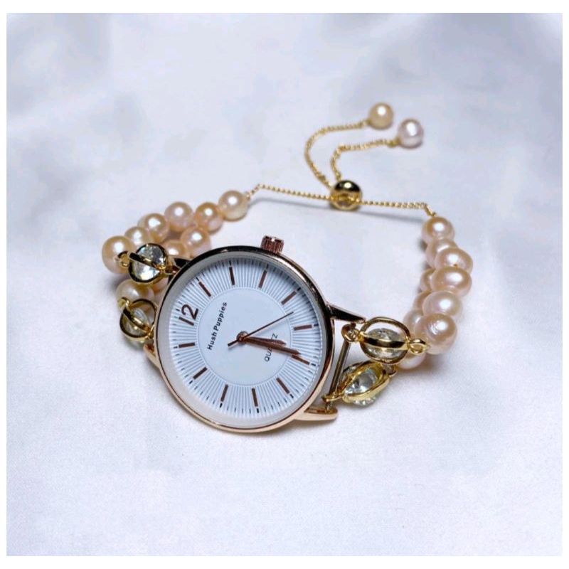 Jam tangan mutiara tawar asli lombok bersertifikat || jam tangan mutiara