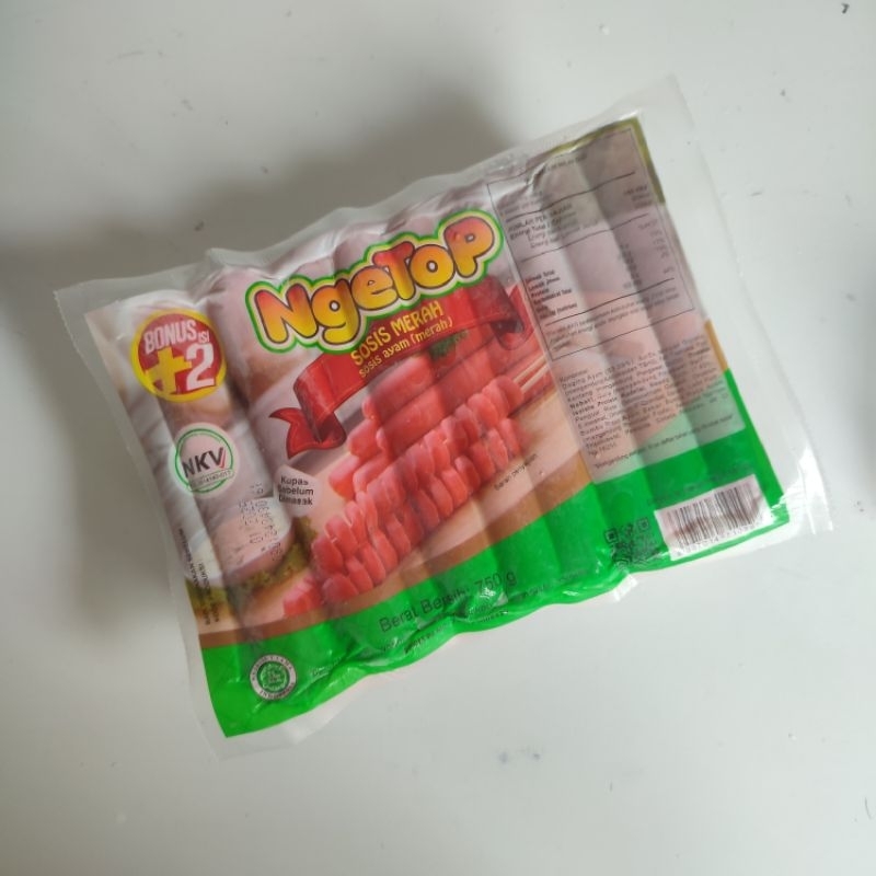 

Ngetop sosis ayam merah 750gr