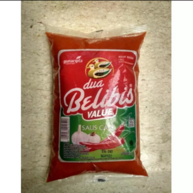 

sambal dua belibis kemasan 1kg