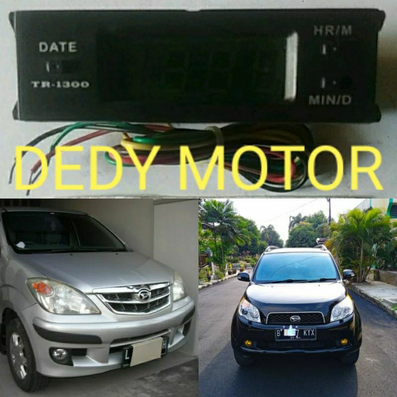 Jam Digital Avanza Xenia Rush Terios ( Old ) Lama Type R