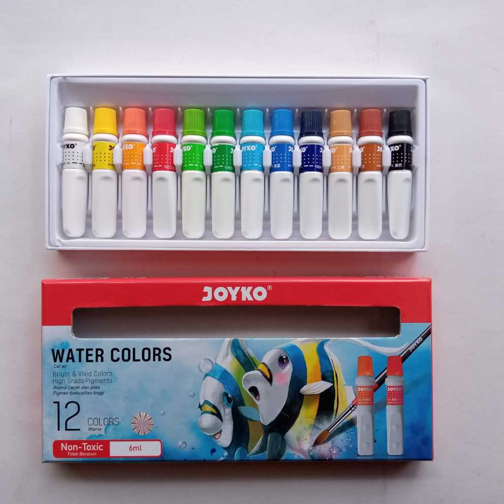 

mh Cat Air Water Color - Joyko 12 Warna MURAH