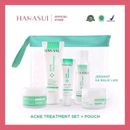 Hanasui Paket Skincare Lengkap Acne & Flawless Series