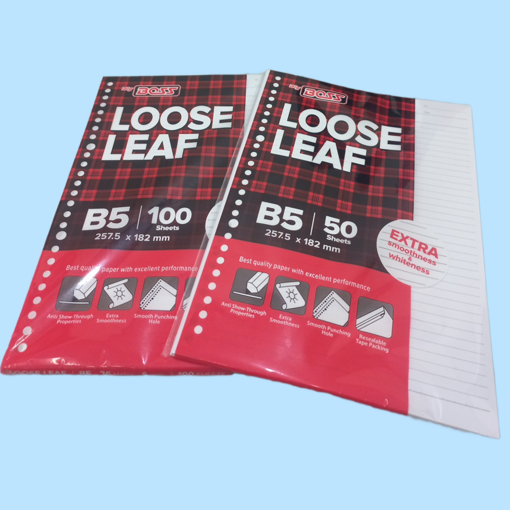 

LOOSE LEAF B5 50/100 BIGBOSS