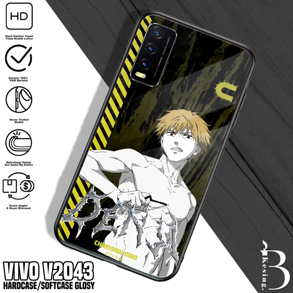 Case VIVO V2043 / Y20 2021 - Casing Hp VIVO V2043 / Y20 2021 Motif Chainsaw - Silikon Hp VIVO V2043 