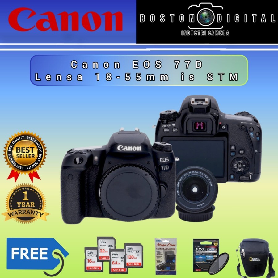 CANON EOS 77D BODY ONLY / CANON DSLR 77D BODY ONLY