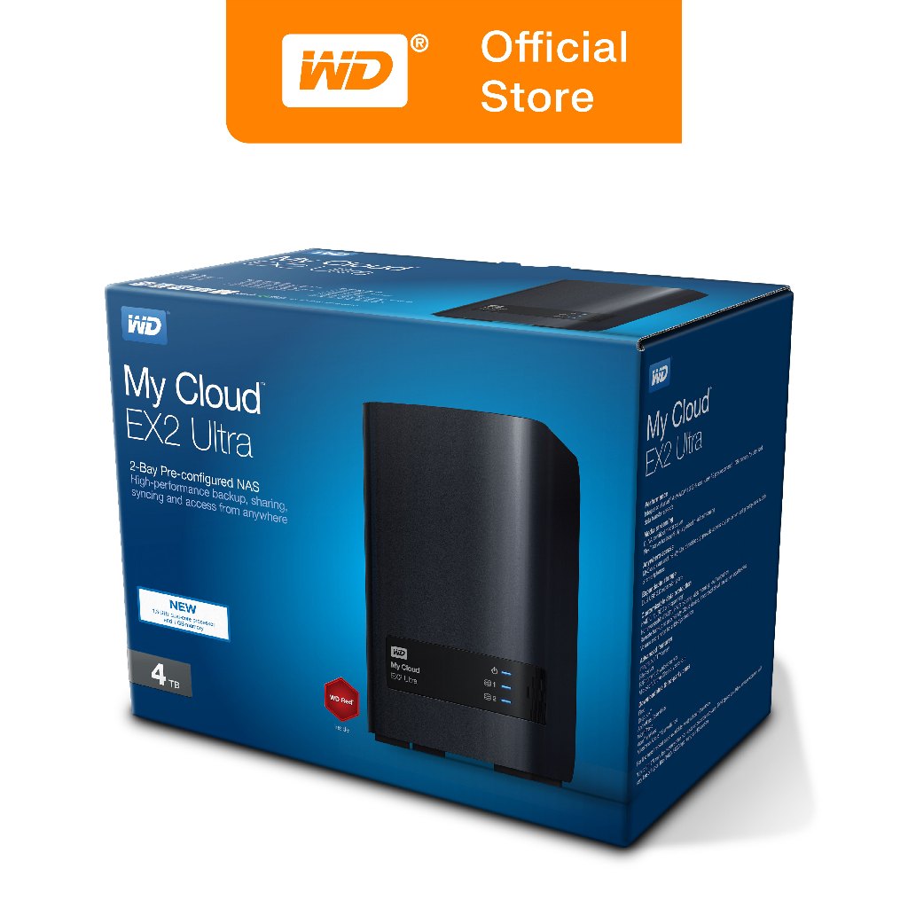 WD My Cloud EX2 ULTRA 4TB - HDD / HD / Hardisk / Harddis External 3.5"