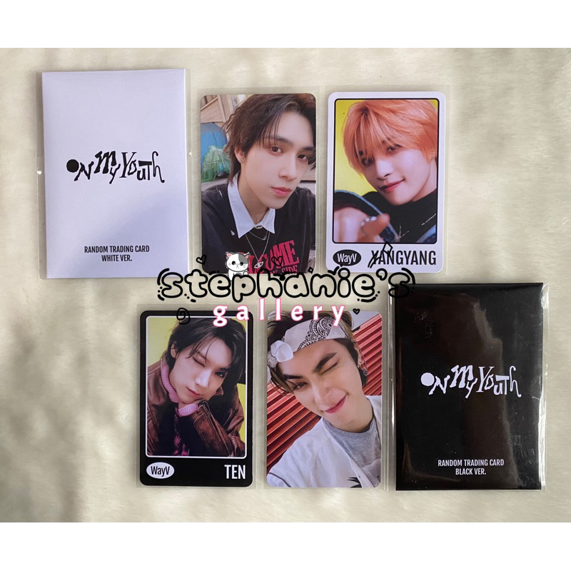TC On My Youth Hendery Xiaojun Yangyang Trading Card WayV