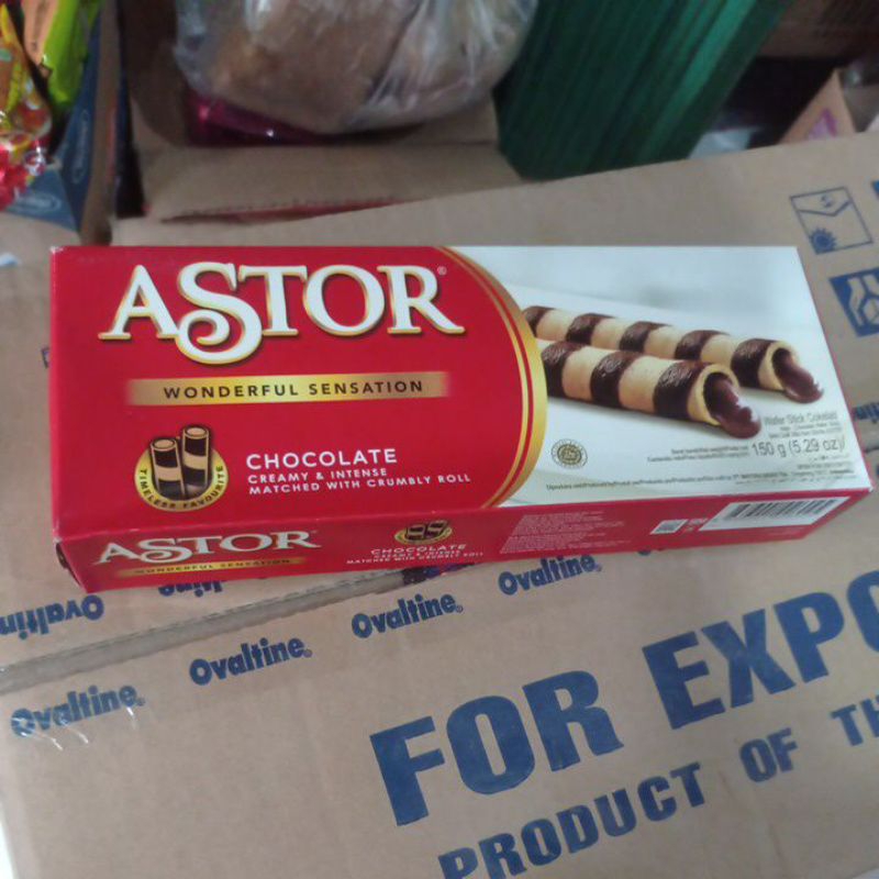 

ASTOR Chocolate Creamy & Intense_Wafer Stick Cokelat 150 gram