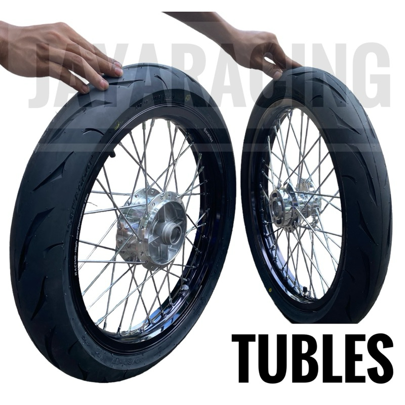 VELG SCARLET MODEL TK JAPAN SET BAN DONAT TUBLES RX KING RXK VELG RING 17