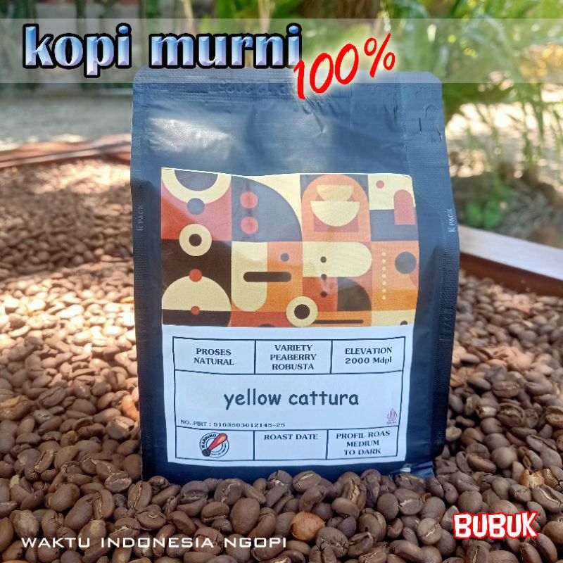 

Kopi bubuk murni premium "yellow cattura