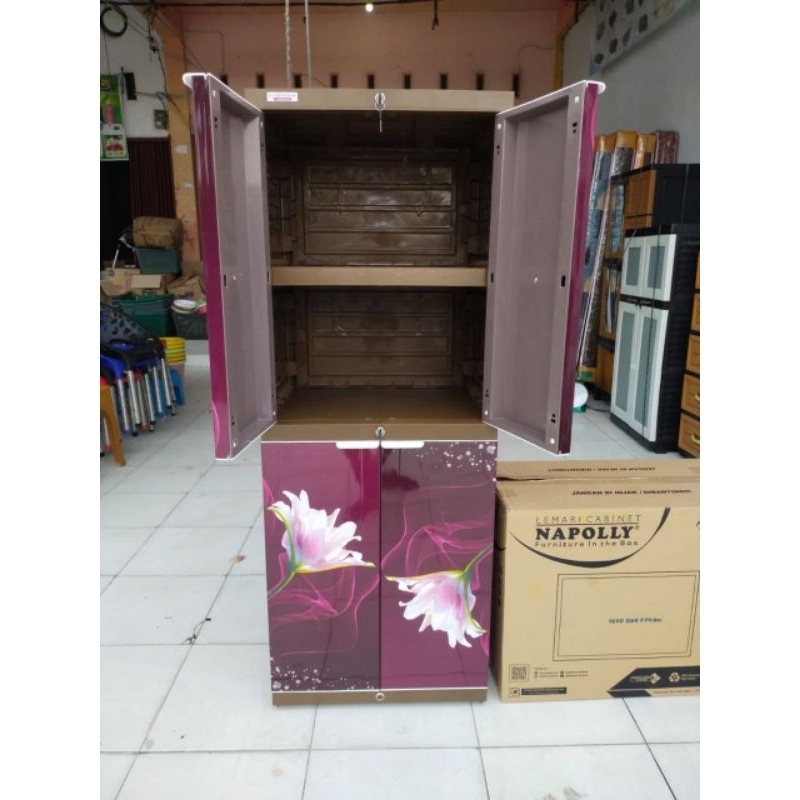 LEMARI NAPOLLY ICAB 204 PTRON BROSU