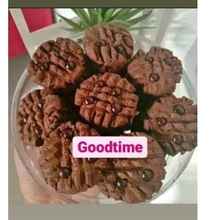 

kue kering good time cookies coklat