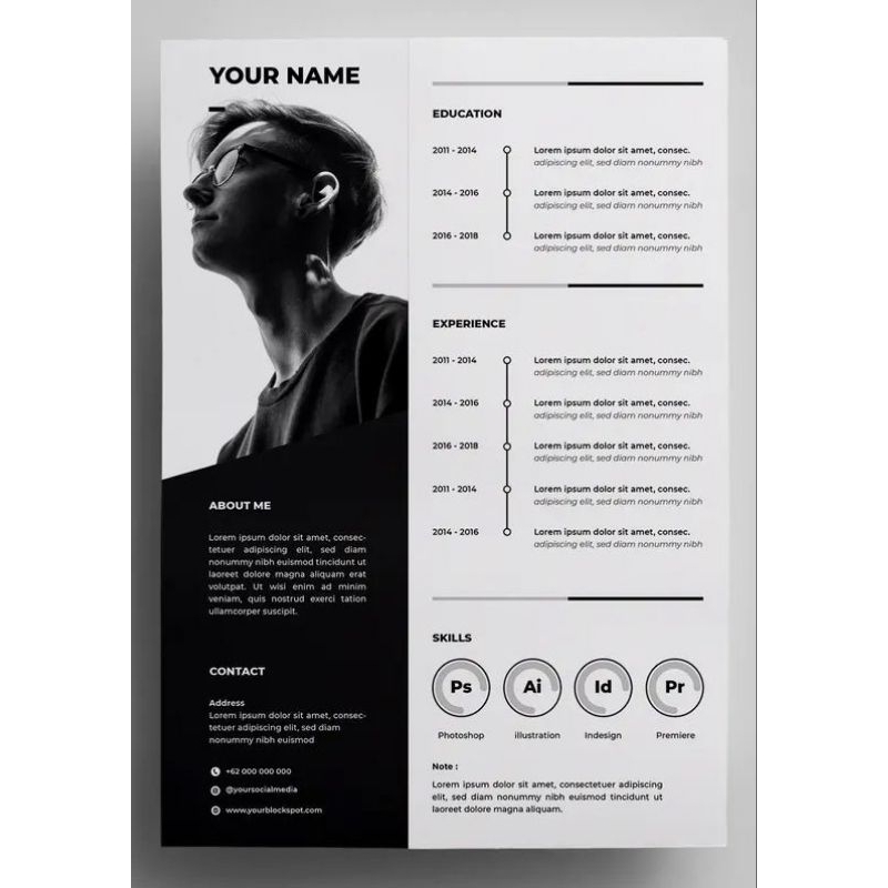 jasa buat CV design  / CV ATS