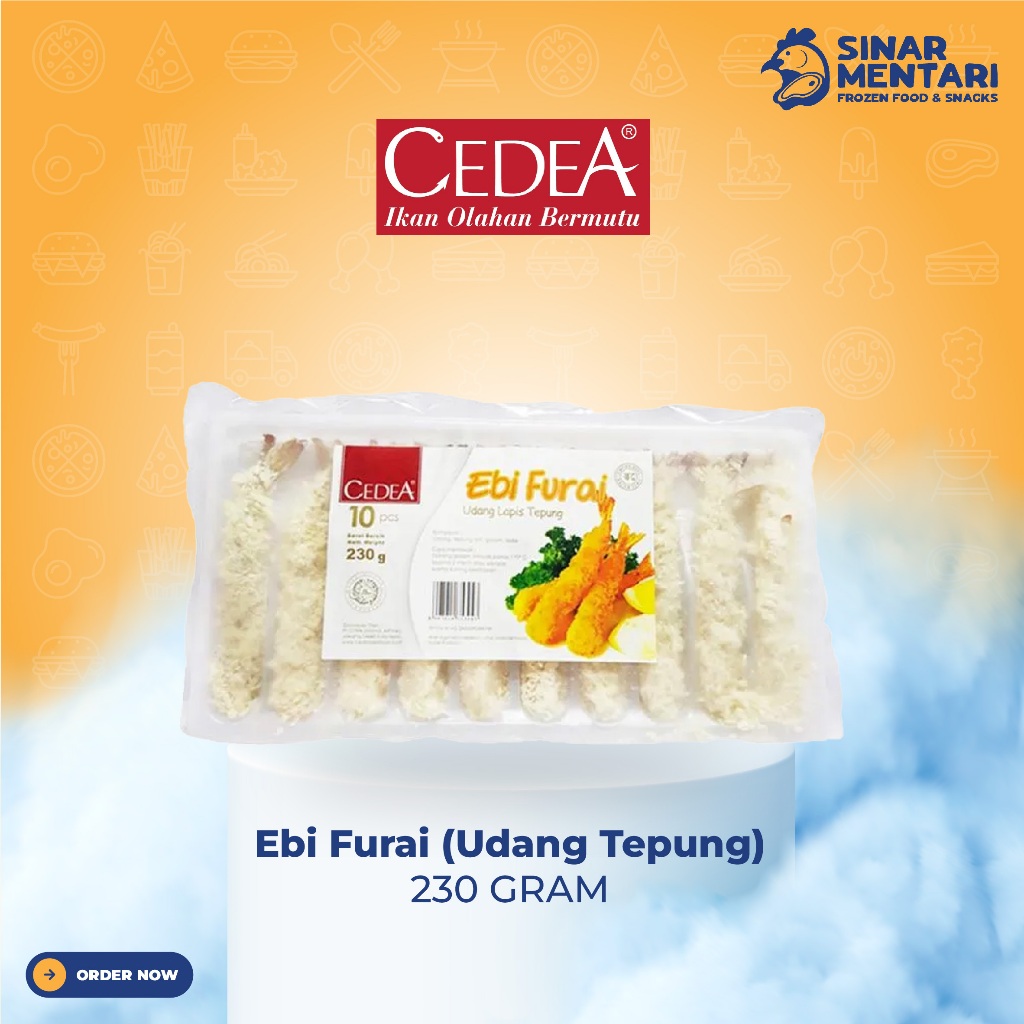 

CEDEA Ebi Furai Udang Tepung 230 gram