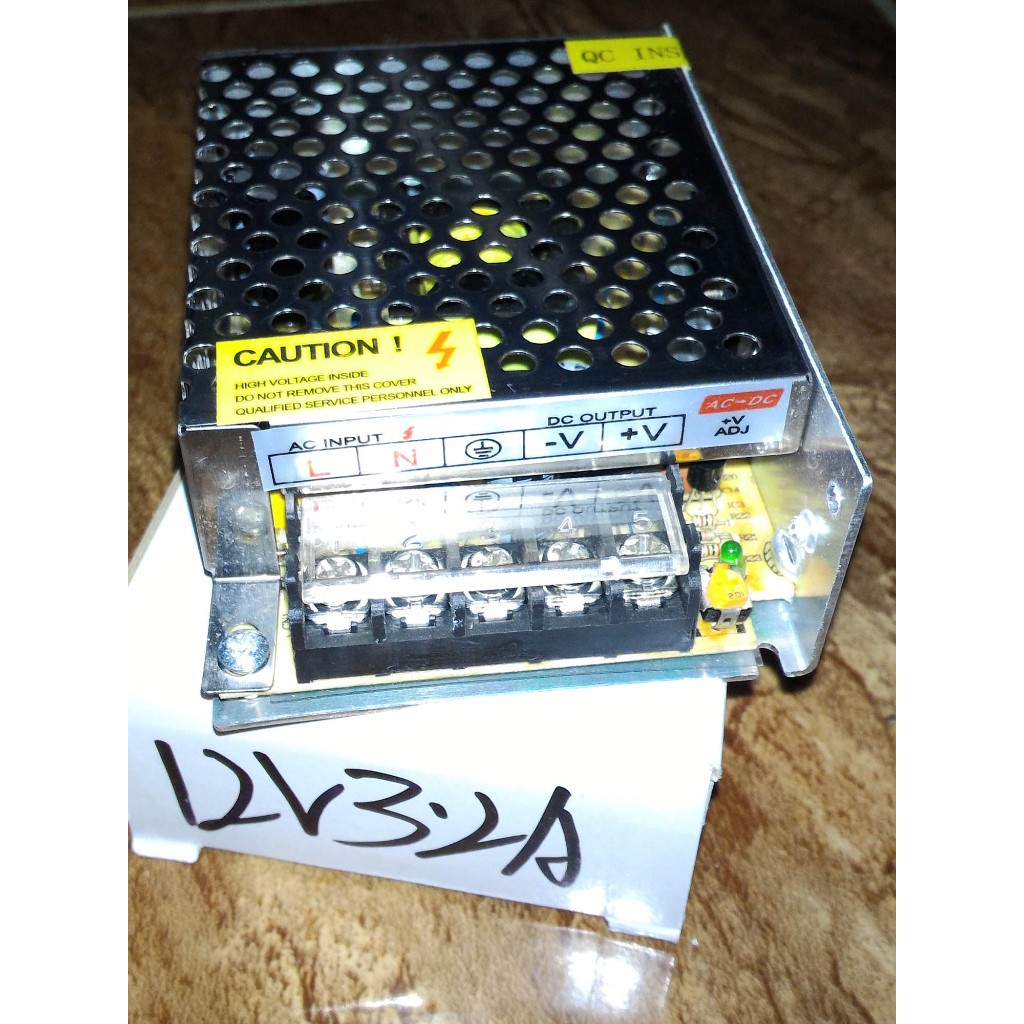Power Supply 12V 3.2A Auto circuit protection   Driver Power Supply 12 Volt DC 3.2 Ampere