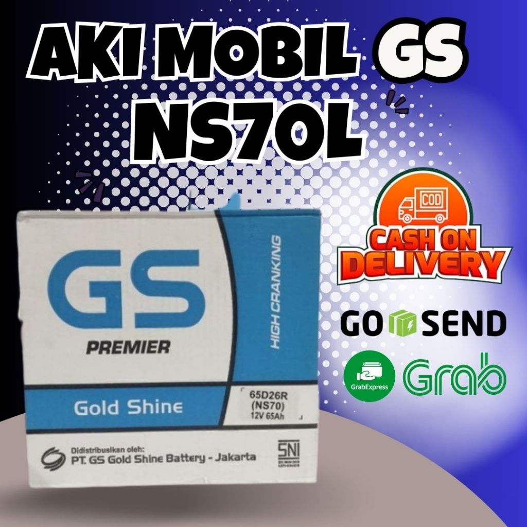 Aki Basah Mobil MITSUBISHI PAJERO NS70L (65D26L) GS GOLDSHINE