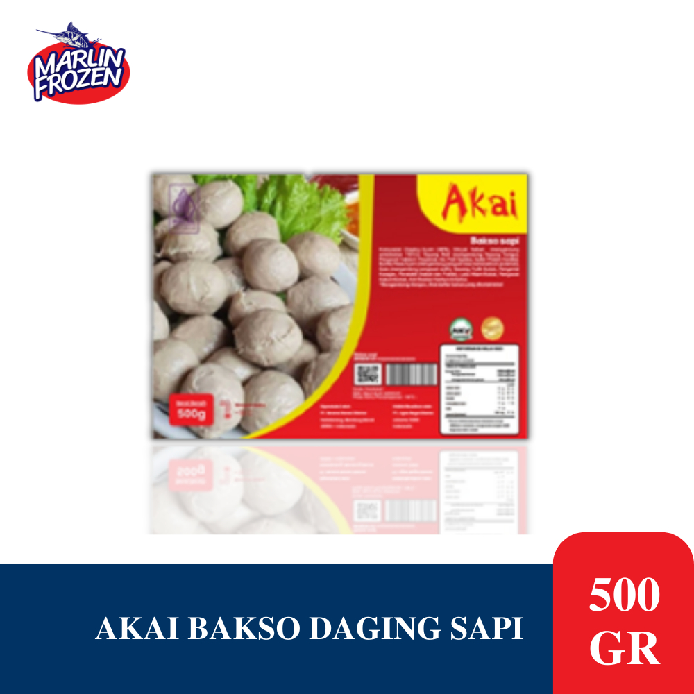 

Bakso Sapi Bulat Akai / Beef Baso Akai 500 Gr Isi 50 Biji