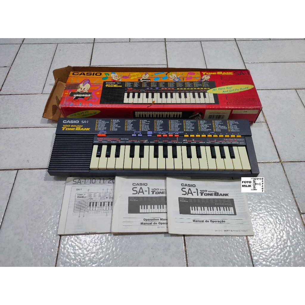 Keyboard Piano Casio SA-1 SA1 SA 1 Tone Bank Musical Instrument Vintage