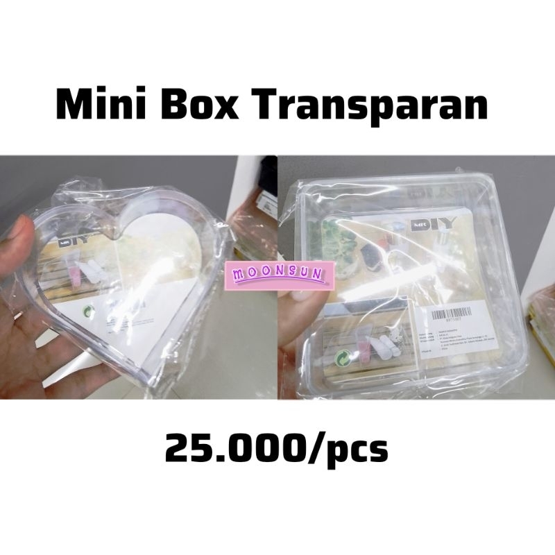 [JASTIP] Tempat Kosmetik/Penyimpanan Transparan Storage Box Mr Diy