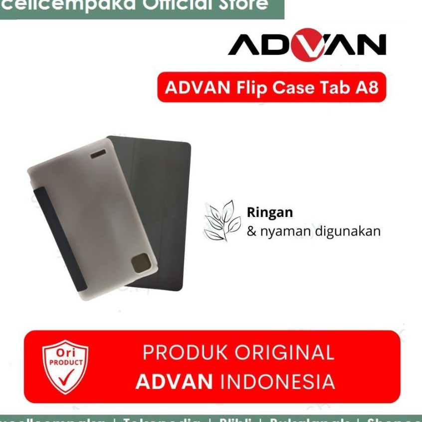 BG Advan Case Xtab  Tab A8  Flip Case Tab A8  Xtab Flip cover Jelly Case Original
