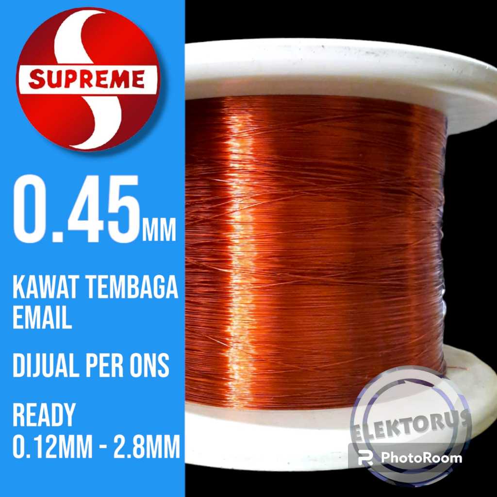 Kawat Tembaga Email 0.45mm SUPREME Per ONS 0.45 mm