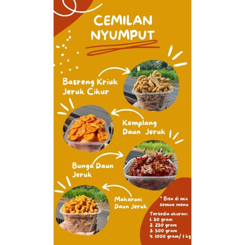 

CEMILAN PEDAS MIX KERUPUK MAKARONI BASRENG