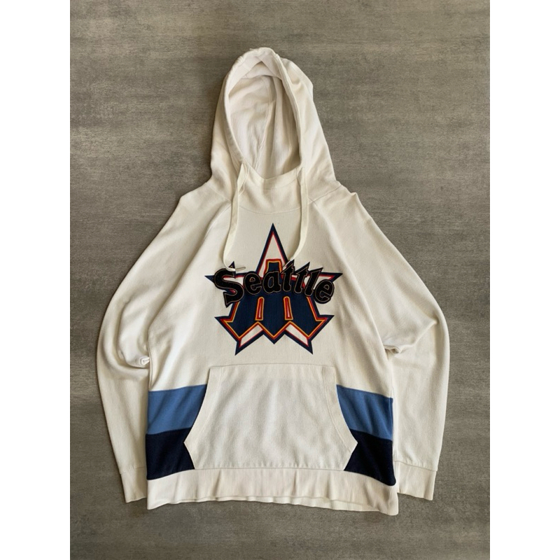 crewneck mlb seattle mariners logo 80s